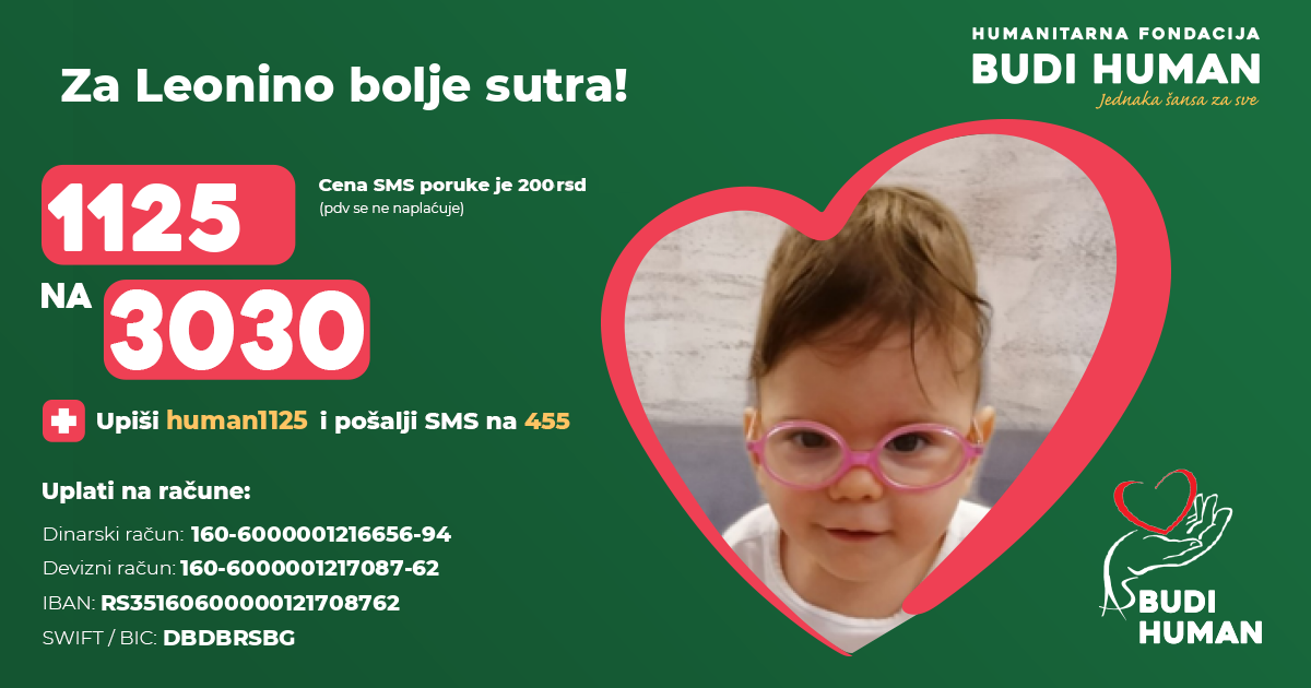 Virtuelna Humanitarna Trka - za Leonu Kovač